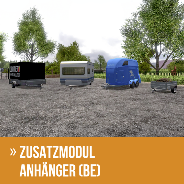 360° simdrive – Zusatzmodul “Anhänger (BE)”